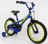 Велосипед TechTeam Quattro 18" синий (сталь)